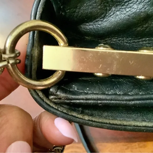 VINCE CAMUTO LEATHER SHOULDER BAG - Picture 12 of 13